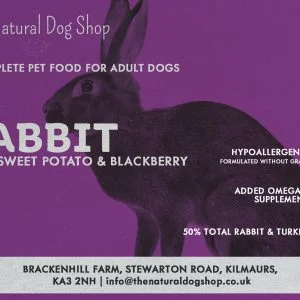 Grain-Free 50 Rabbit with Sweet Potato & Blackberry- Adult Dog